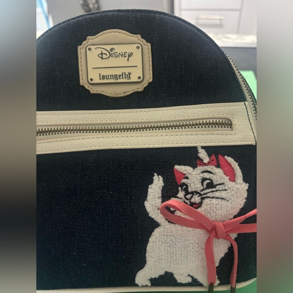 Marie loungefly back pack only worn once. - Picture 3 of 7